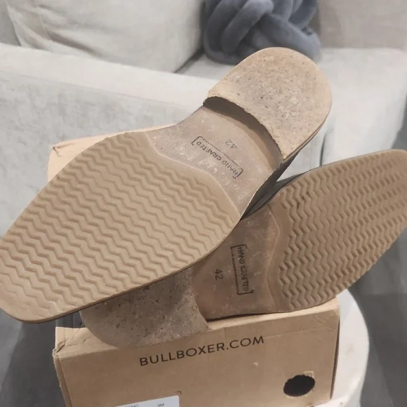 Men's Grey Leather Shoes - Picture 7 of 7